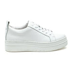 Load image into Gallery viewer, The Platform Lace Sneaker in White

